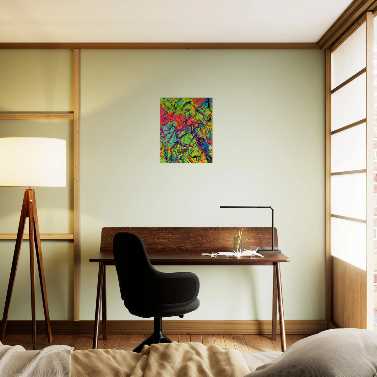 Color Splash - Abstract Poster Print (1 size)