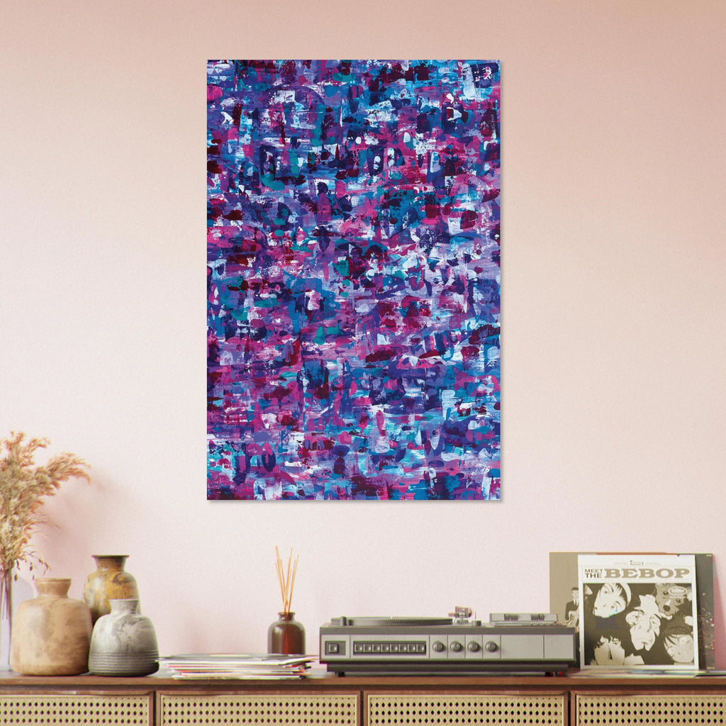 Patches of Pink - Abstract Poster Print
